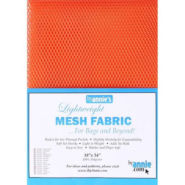 Picture of Byannie Mesh Fabric 18"x54" Pumpkin